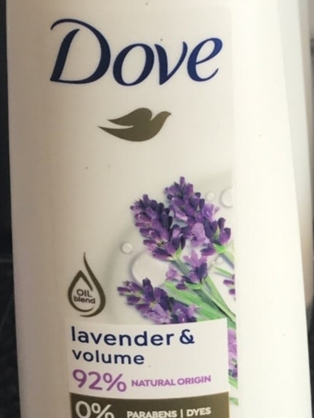 Dove Lavender & Volume Conditioner — Lavender (White)
